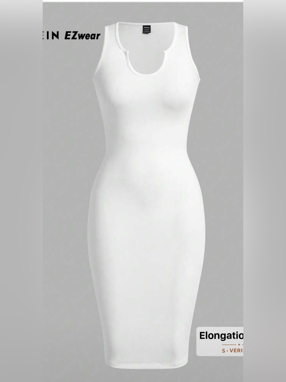 White midi dress NWT